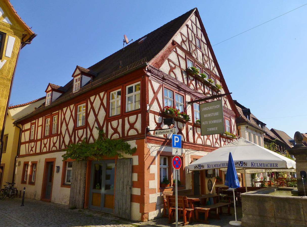 Hotel Alte Schmiede Prichsenstadt Exterior foto