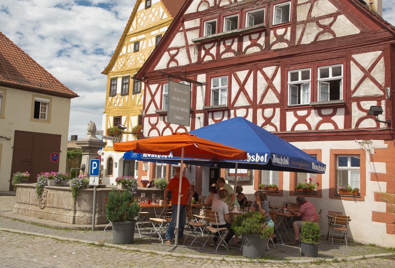 Hotel Alte Schmiede Prichsenstadt Exterior foto